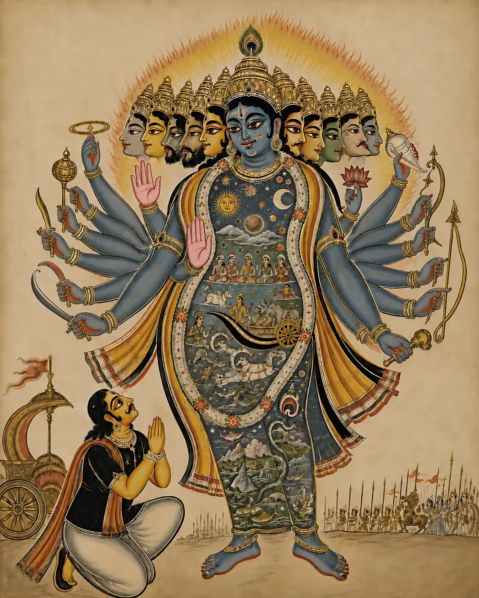 Visvarupa Universal Form Bhagavad Gita Ch 11