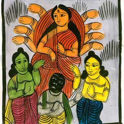 Bengali Ramayana Scroll